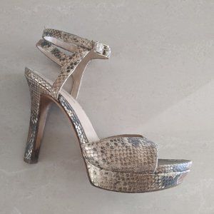 Via Spiga Snake Print Heels size 7